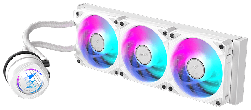 AORUS WATERFORCE II 360 ICE Liquid CPU Cooler, 360mm Radiator with